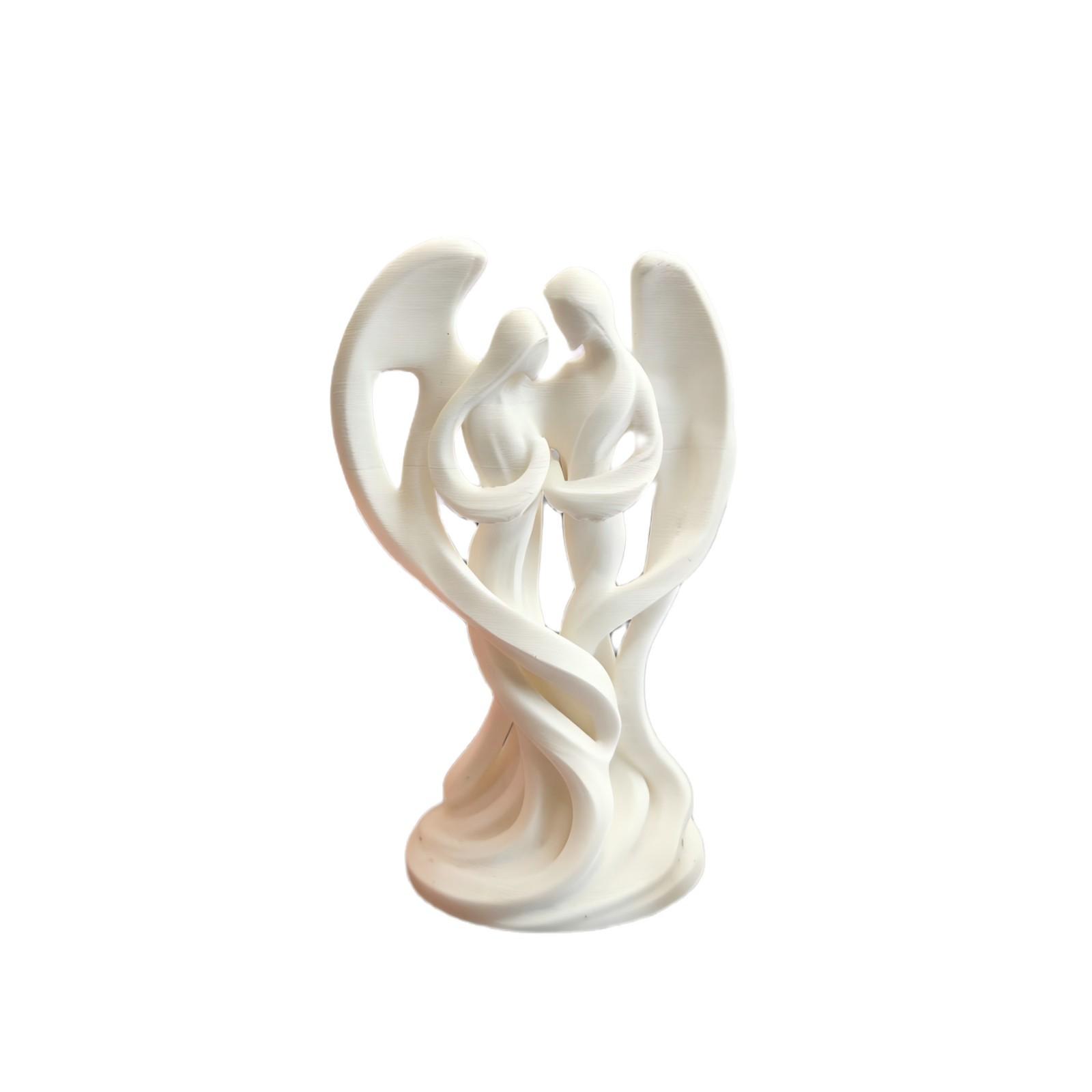3D Printed Mother And Child Statue Ornament, Mother s Day Desktop Decoration