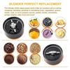 Blender Blade Mixer Blade Set Blender Replacement Parts Sealing Gaskets for Magic 250W MB1001/MB1001B/MBR-1701 Blender