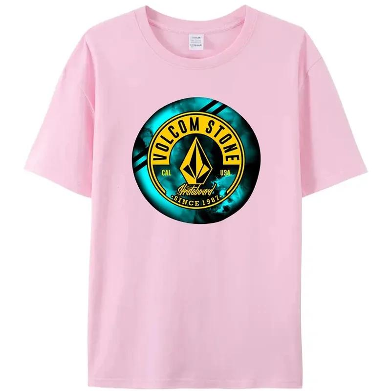 High Quality Custom TShirt Summer T-Shirt Volcom stone100% Cotton Amazing Comfortable Top Black Casual Tops Clothing