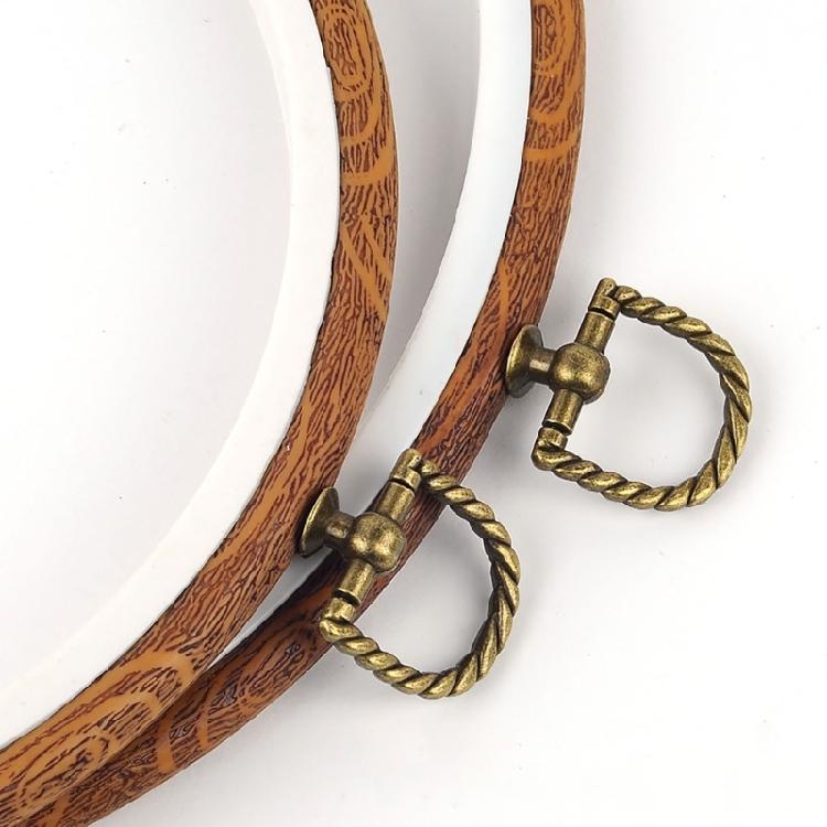 Decorative Crosses Stitching Hoop Embroidery Frame Round Embroidery Hoop Embroidery Circle Rings for Craft Enthusiasts