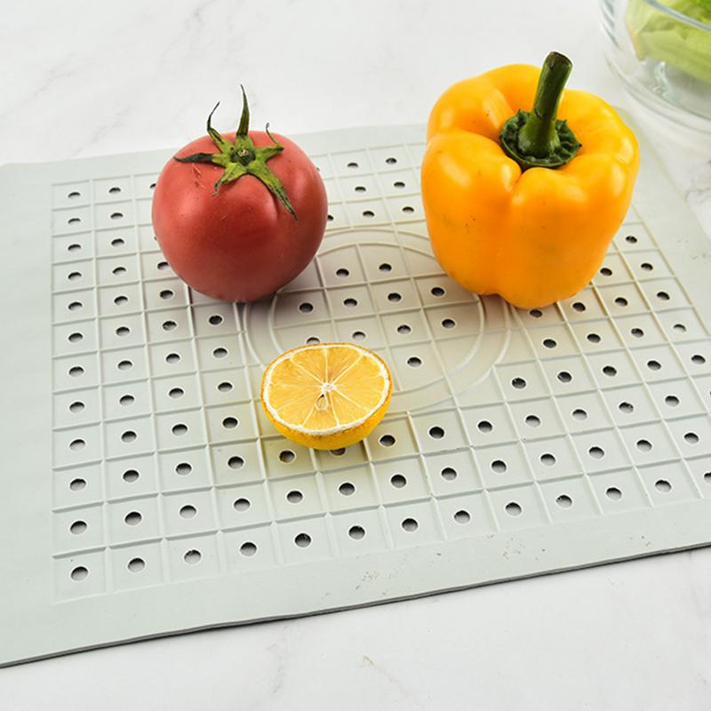 Kitchen Sink Protector Rubber Sink Mat Square Coasters Sink Protector Drain Pad Sink Mats And Protectors For Kitchen Vegetables