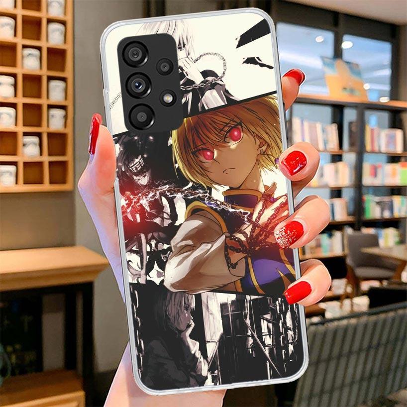 Huner X-Hunters Kurapika Phone Case For Samsung Galaxy A12 A22 A32 A52 A72 A02S Phone Case Note 20 Ultra 10 S10 Plus A51 A71 A50