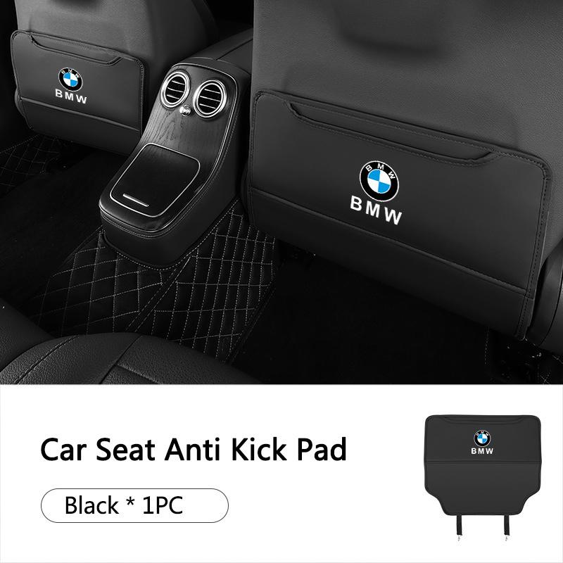 

New Car Seat Anti Kick Protec Multifunctional Storage Bag For BMW E90 E60 E61 E93 E87 E36 E46 E39 E53 F30 Styling Car stickers чорний