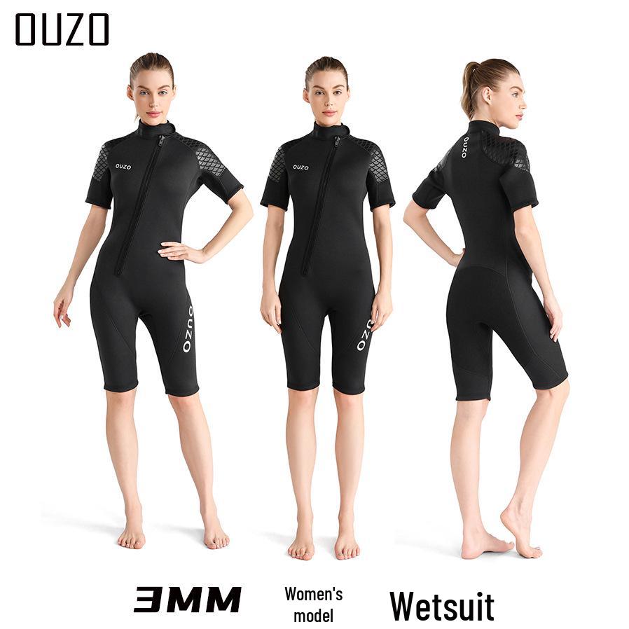 

Унисекс 3мм гидрокостюм с короткими рукавами для дайвинга - Теплый, Толстый и Защитный для Дайвинга, Серфинга и Защиты от Медуз XL