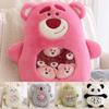 Cute Short Plush Cartoon Snack Pillow Stuffed Animal Toy For Kids Girls Birthday Gift 50x40cm