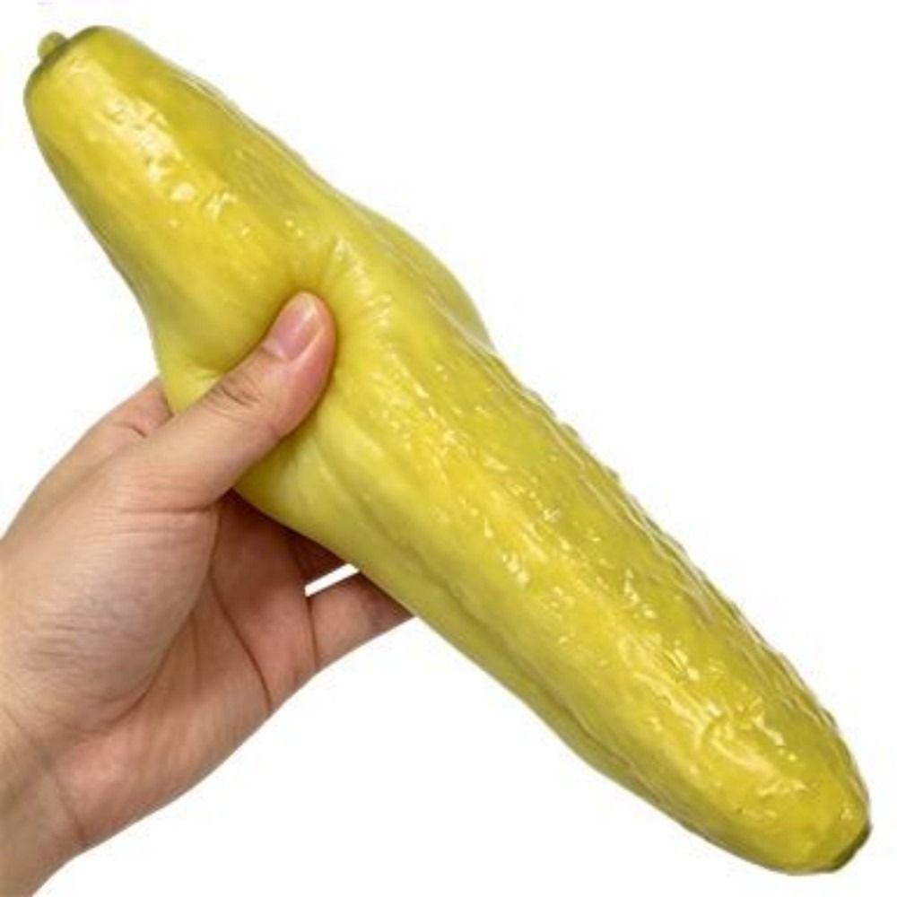 Slow Rebound Cucumber Squeezable Toys Stretchy Texture Pickled Cucumber Pinch Toy Sensory Toy
