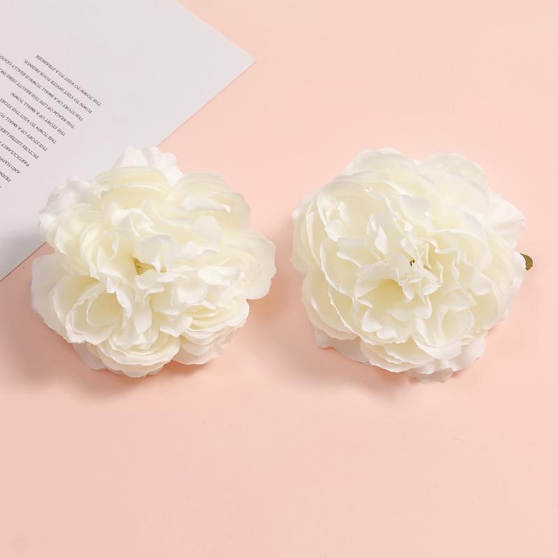 5 Stück Weiße Serie Künstliche Rosen Kombination Raum Tischdekoration Outdoor Party Hochzeitsdekoration DIY Kranzzubehör