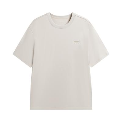 Li Ning Sports Lifestyle Series Round Neck Logo Short Sleeve Couple T-Shirt Unisex Tops AHSW395-9