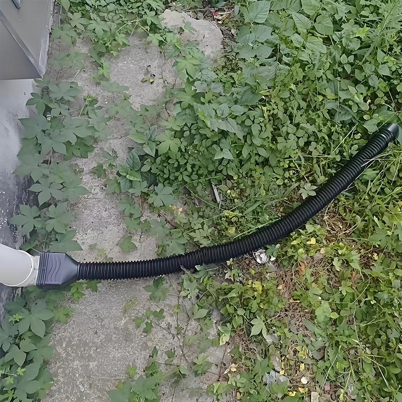 2 sets of foldable and easy to install retractable rainwater drainage pipes are durable and long-lasting