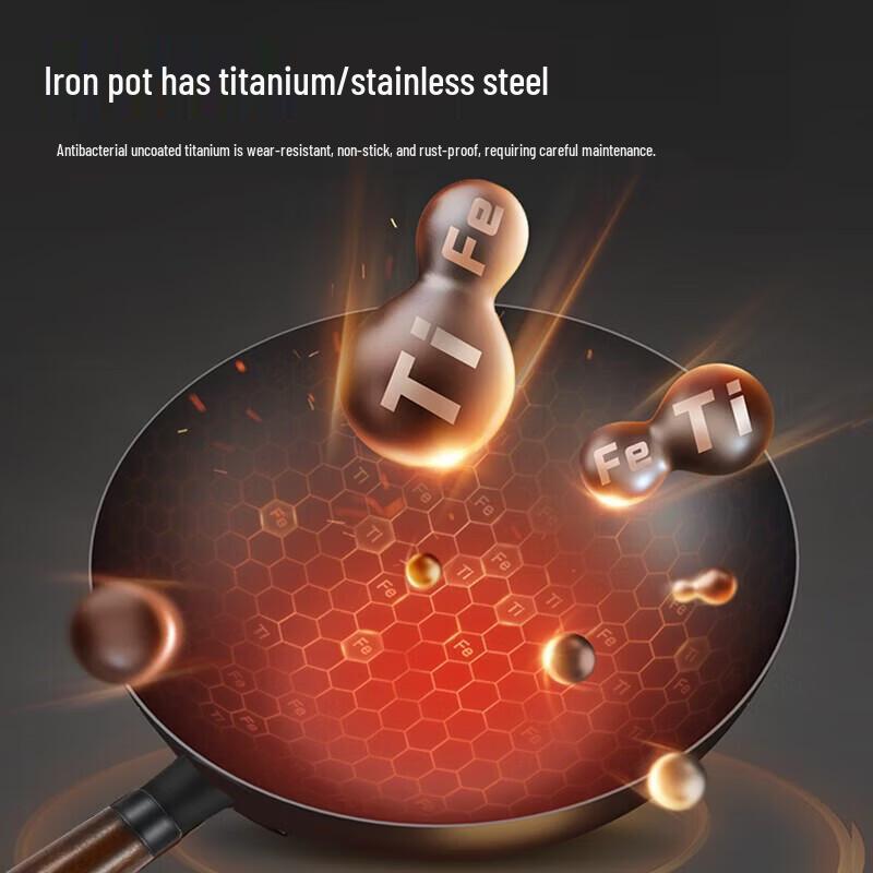 Royalstar 32cm Iron Stir-fry Wok