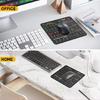 Stock Market Inspired Desk Pad Featuring Ergonomic Design Reduced Fatigue High Density Material Clear Printing Detail