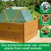 Garden Row Accelerator Plant Tent Foldable Plant Net Cage Greenhouse Cover Raised Garden Beds Plant Protector for Garden Rows Protects Vegetables