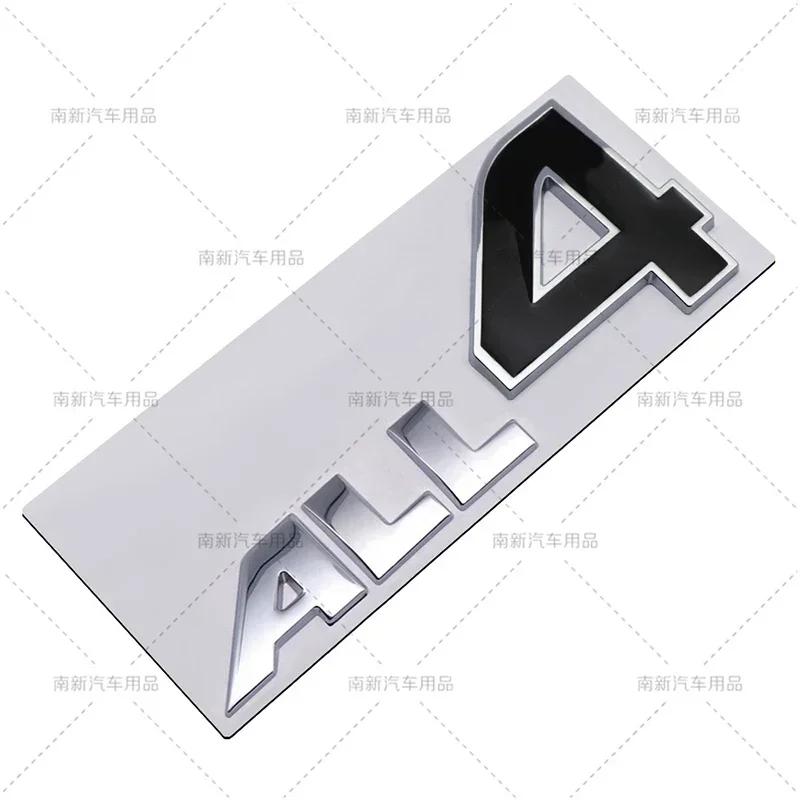 3D Metal Car Styling ALL4 Letters Door Fender Emblem Rear Badge Sticker for MINI R60 R61 F60 F54 R56 R57 Cooper S Countryman