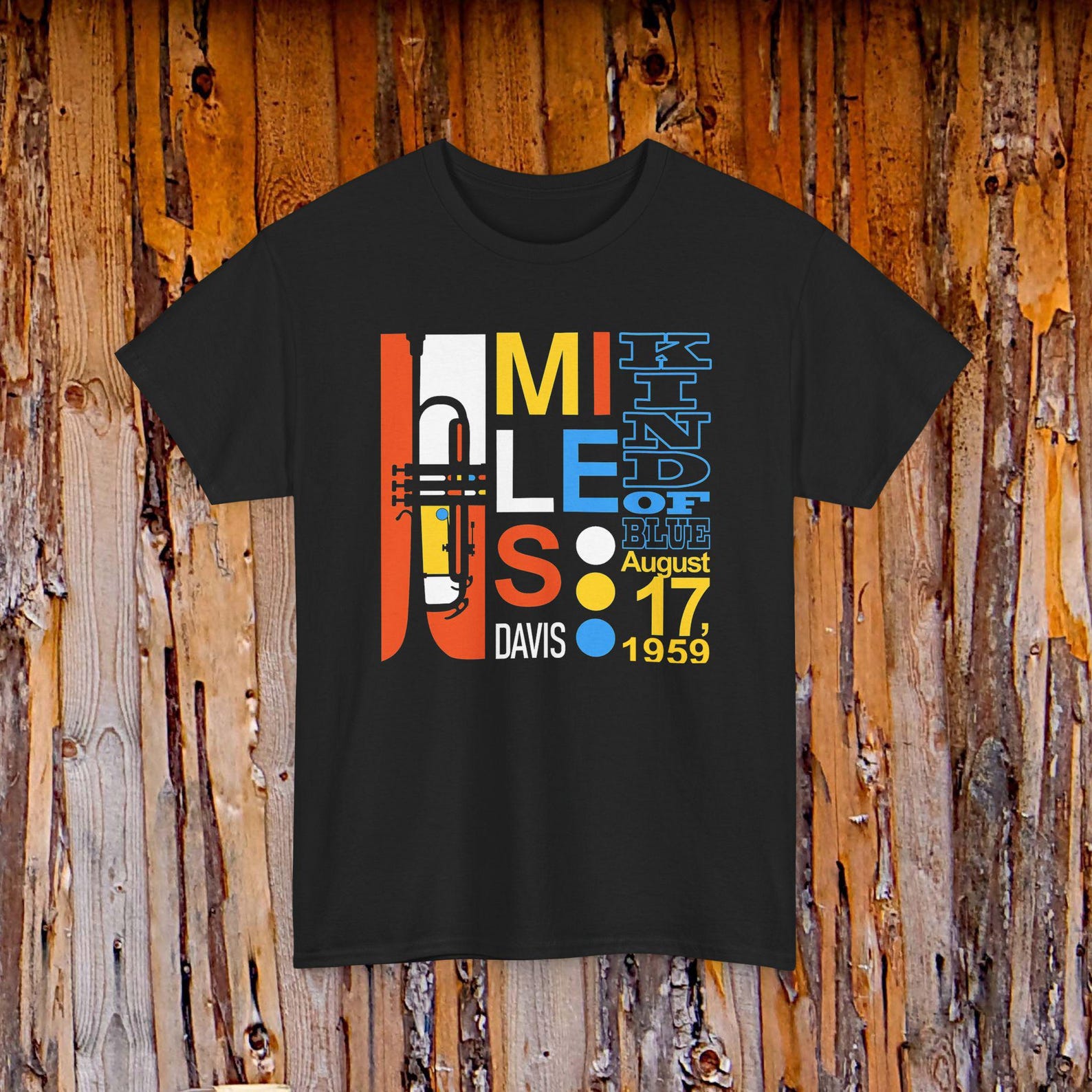 Miles Davis Kind of Blues 1959 Logo Tee | Music Shirt 2XL
