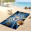 Asciugamano da Spiaggia Stampato Manchester City Asciugamano Morbido ad Asciugatura Rapida Coperta da Spiaggia Rettangolare Grande Portatile per Viaggio Piscina