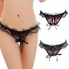 Femmes Sexy dentelle tongs G-String léopard sous-vêtements imprimés slips culottes