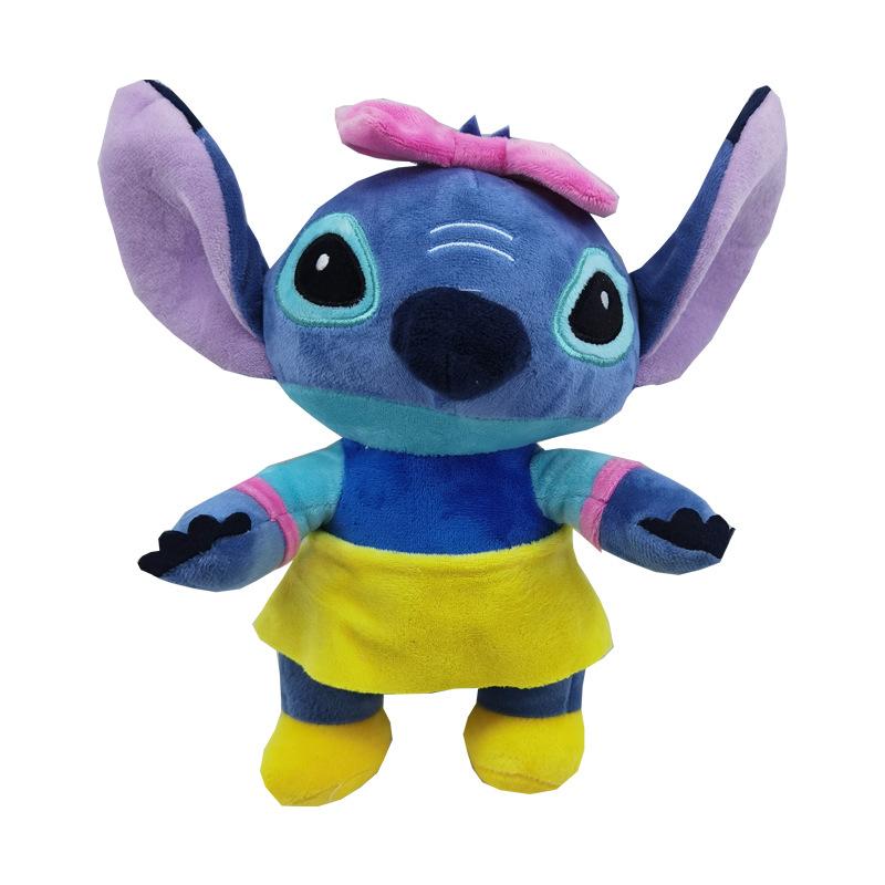 25cm Disney Plysjleke Stitch Originale Animefigurer Disney Lilo & Stitch Søte Kosedyr Filmperiferi Myke Ornamenter Gave