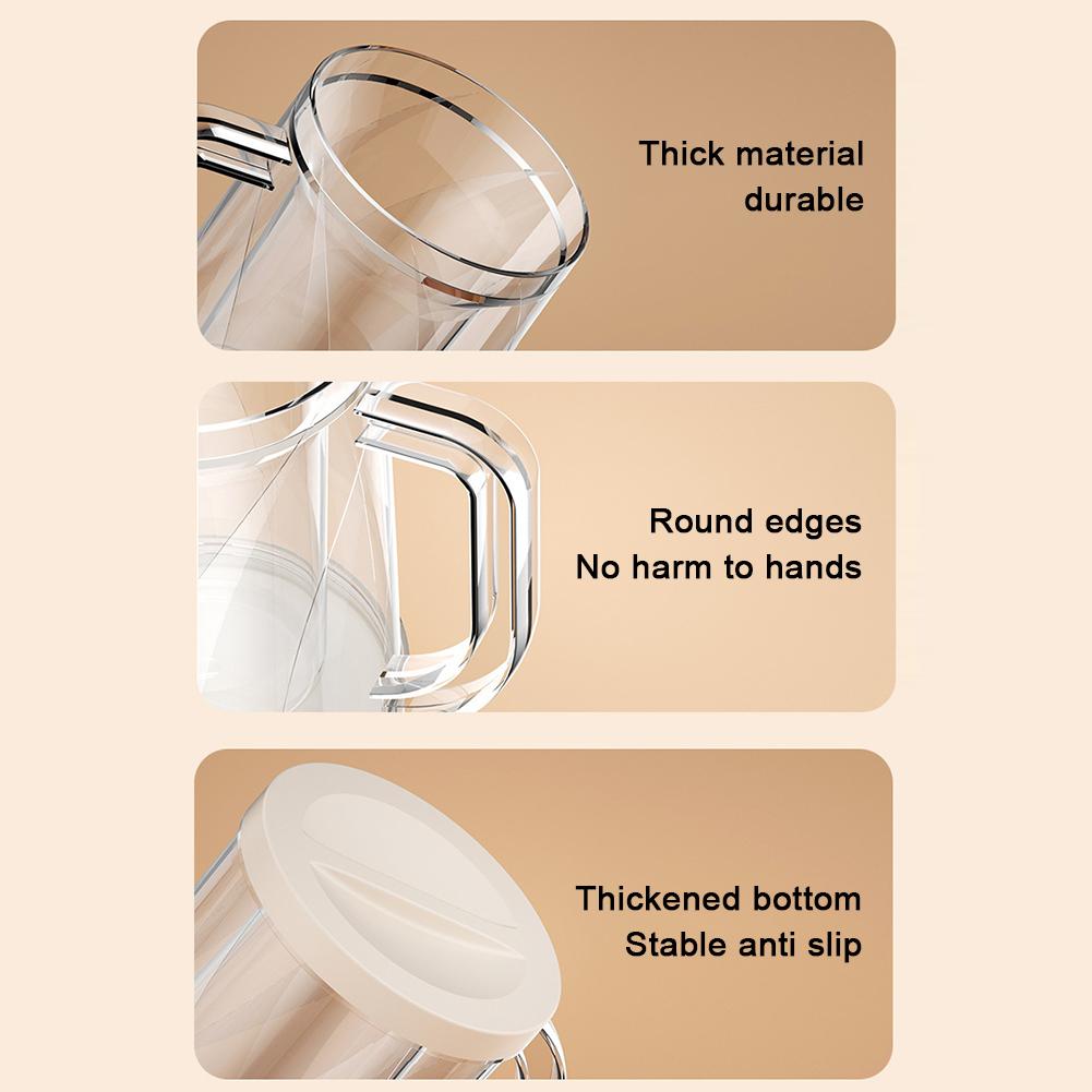 Cana de bere rece cu congelator cu perete dublu, cană de congelator cu prindere confortabilă, pentru bere, ceai și apă cu gheață