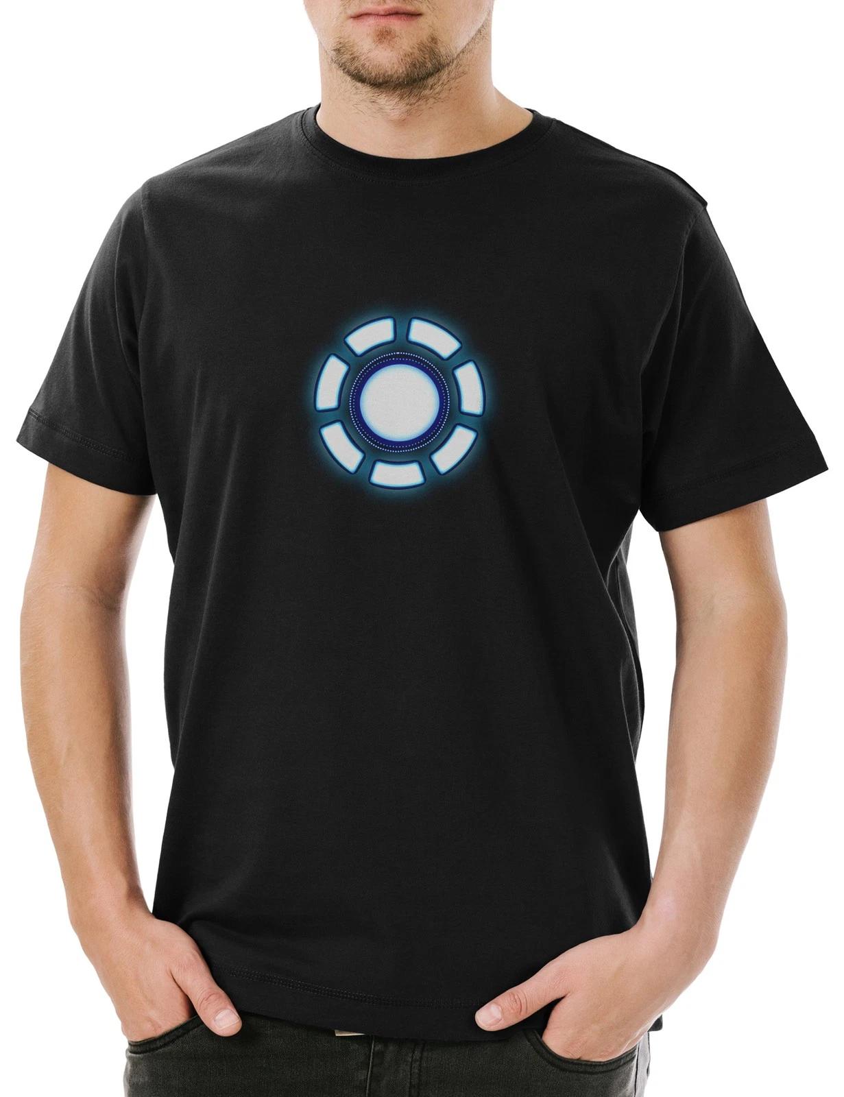 Arc Reactor II Men s T-Shirt Iron Avengers Tony Stark Mark Man Armour XL