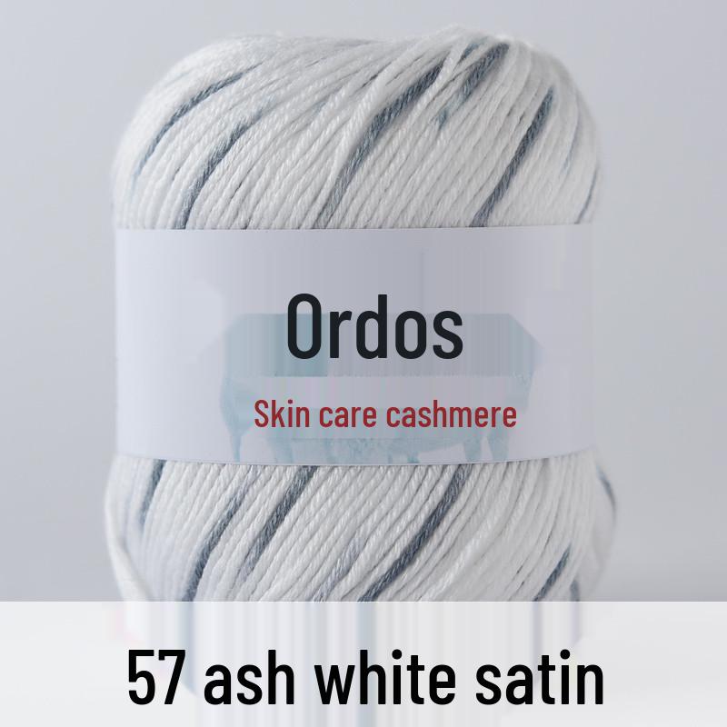 Genuine Baby Cashmere Yarn: Hand-Knitted Scarf for Infants & Toddlers, Medium Thick Milk Cotton for Crochet.