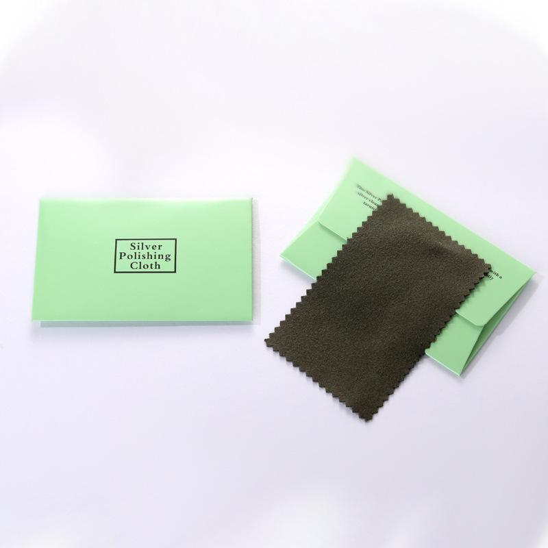 Jewelry Gift Box with Silver Polishing Cloth for Necklace & Ring