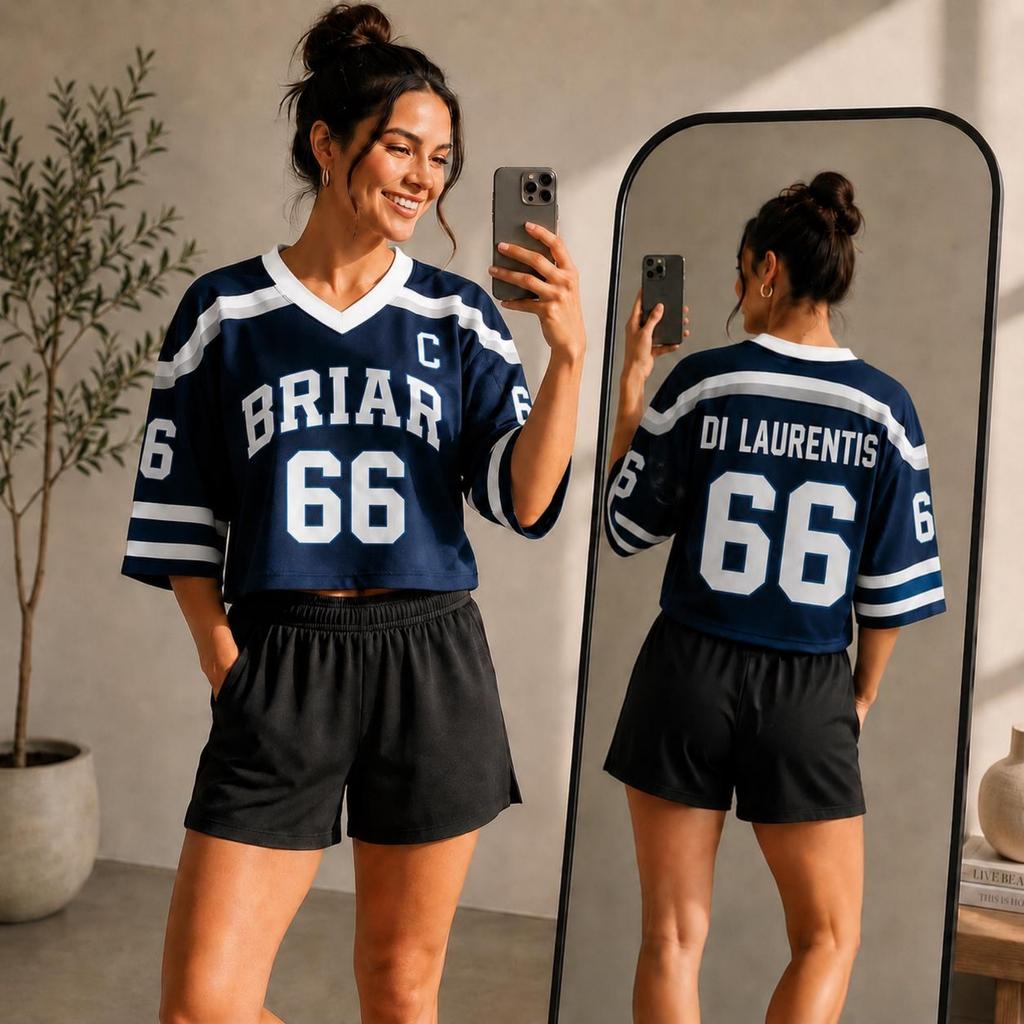 Unisex Fashion Sports Jersey Top Lightweight Breathable Athletic Shirt with Number Print for Casual and Sportswear