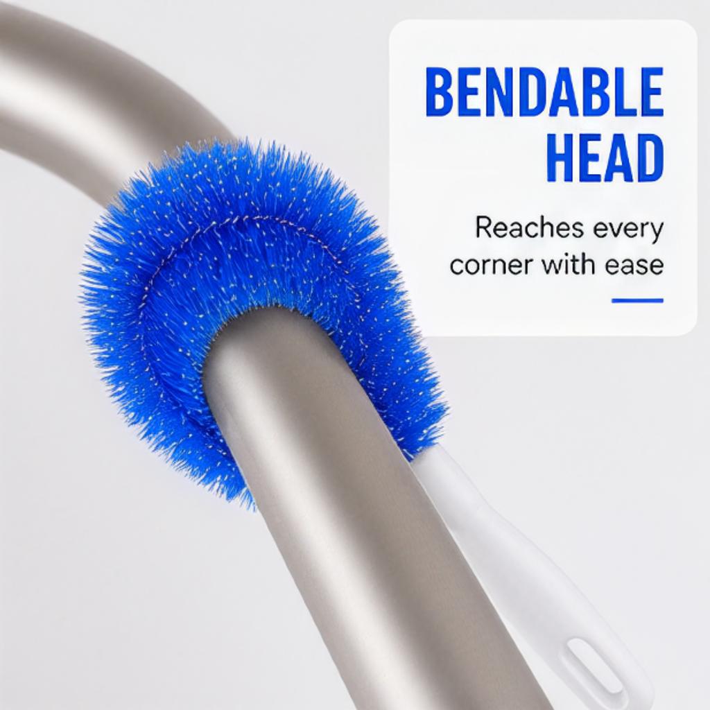 2pcs Bendable Dusting Brush: 40 cm Washable Microfiber Head - Reusable Bendable Design Fan Cleaner for Ceiling Fans Blinds Air Vents Curtains Home