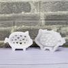 Lovely Pig Silicone Mould Featuring Irregular Heart Hollow Out Designs for Personalize Decorations and Gift
