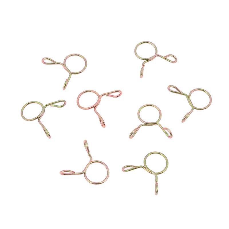 1M 5Mm*9Mm Tubo de Combustível Mangueira Linha Tubo de Gasolina + 4 Anéis Clipe para Tubo de Gasolina Para Motocicleta Moto de Trilha Atv Tubo de Gás Óleo Acessório para Moto