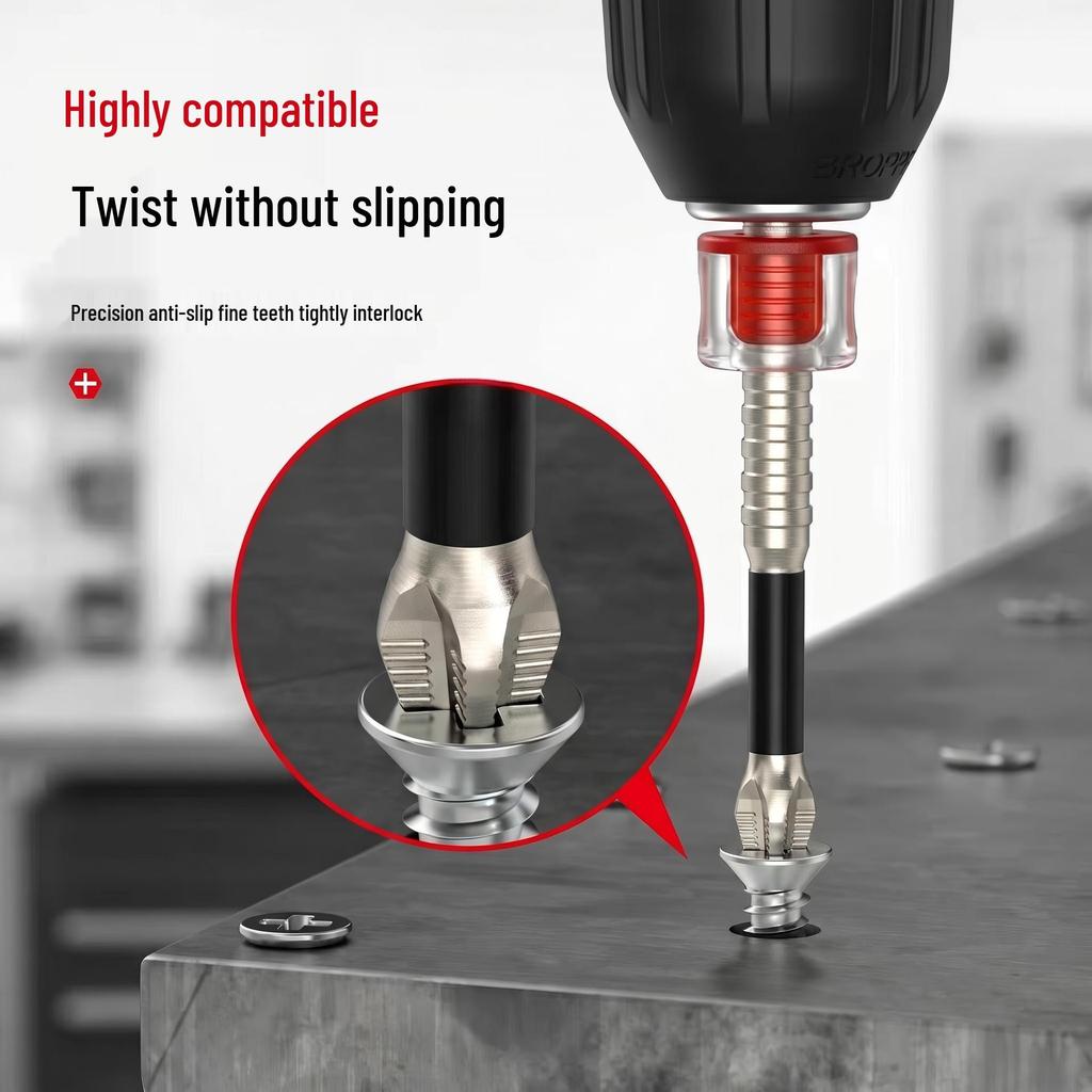 Multi-Functional Magnetic Screwdriver Bit Set - Non-Slip, Durable Phillips, Hex, Torx for Electric Screwdrivers