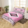 Geometric Pattern Down Comforter Set Bedding Set 3-piece Duvet Cover Set