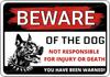 Beware of The Dog  Rottweiler You Have Been Warned Aluminum Sign  Outdoor Yard Warning Perfect for Fence Yard  Home Dec