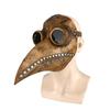 Steampunk Pestdoktor Latexmaske mit großem Vogelschnabel Ganzgesicht Halloween Cosplay Requisite für Party & Maskenball