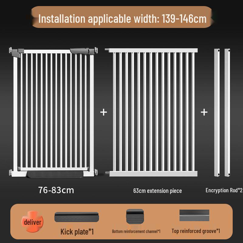 Secure Cat-Proof Indoor Pet Barrier: Encrypted, Elevated Fence—Punch-Free Design for Cats and Dogs, Ideal for Balconies and Partitions.
