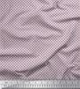 Soimoi Japan Crepe Satin Fabric Geometric Small Print Fabric by the metre 42 Inch