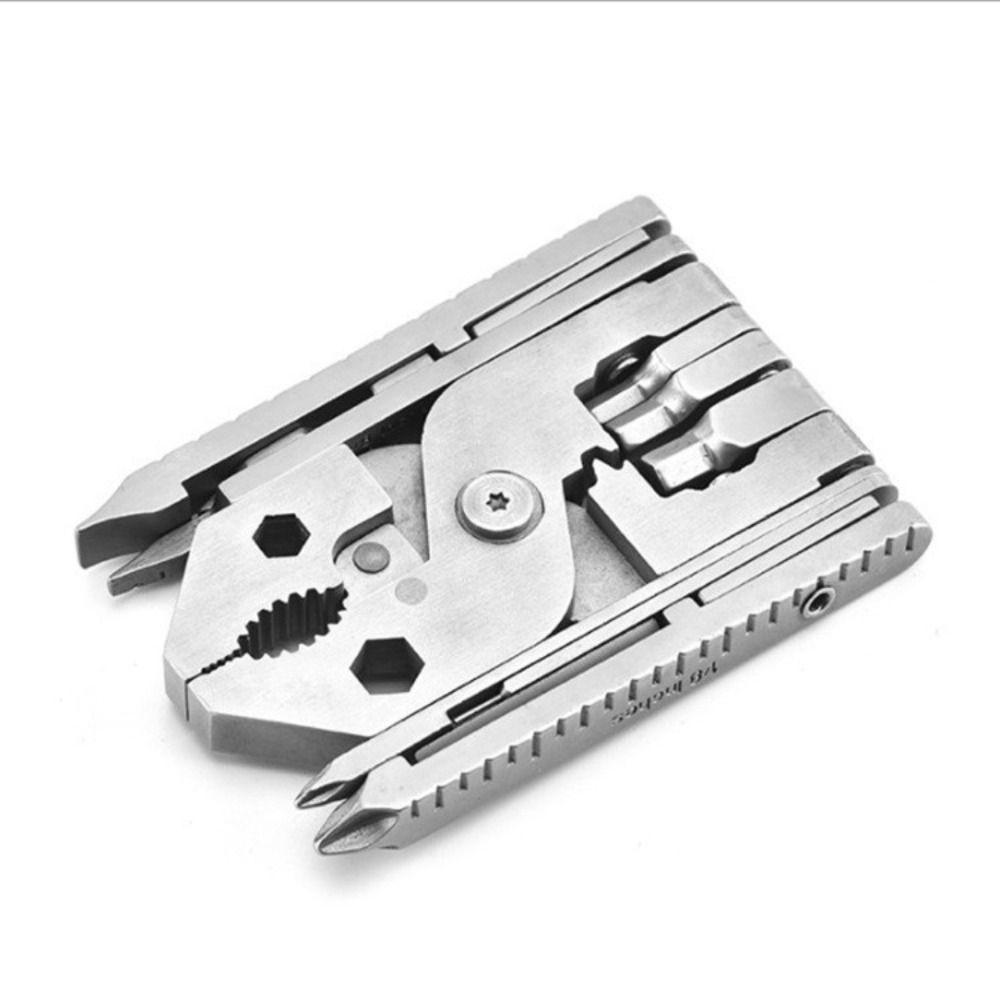 Portable Mini Multifunctional Tool 25 Tools In One Folding Plier Pocket Tool Kit  Machine Repairing