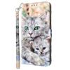 For Xiaomi Redmi Note 13 4G Leather Case 3D Pattern Printing Phone Wallet Cover
