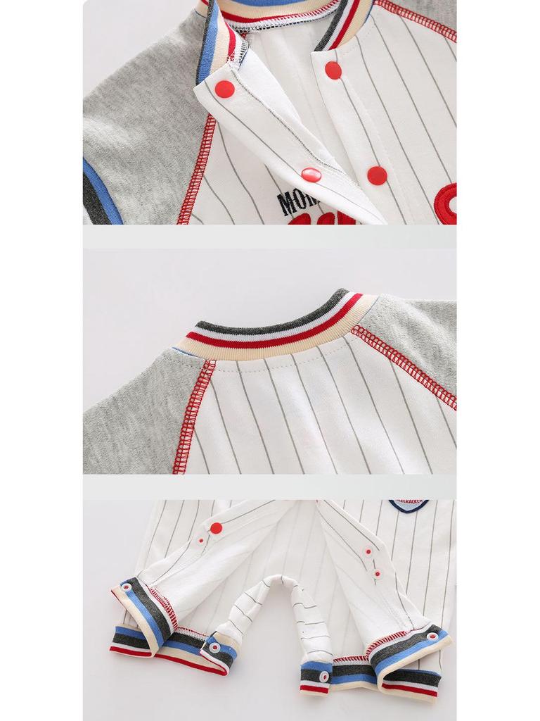 Baby Sports Gift Box: Pure Cotton Spring/Summer Clothing Set for Boys (0-1 Year), Suitcase Packed