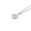 HUMAN MADE Heart Necklace Pink HM29GD157