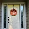 Pumpkin Wooden Welcome Door Hanging, Home Window Wall Decoration