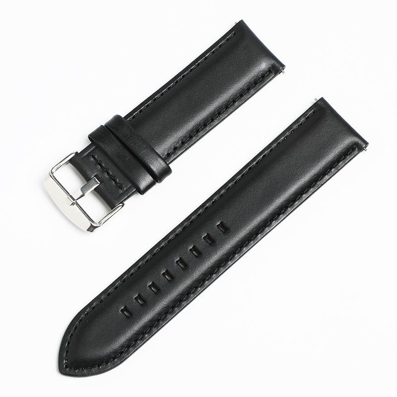 Oil Wax Leather DW Strap First Layer Cowhide Retro Real Cowhide Smart Strap Universal Quick Release Switch