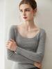 2025 Women's 100% Pure Cashmere U-Neck Slim-Fit Knit Sweater, Autumn/Winter Collection