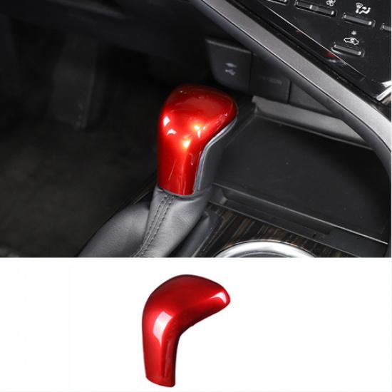Bright Red Gear Shift Knob Cover Trim For Toyota Corolla Cross -2024