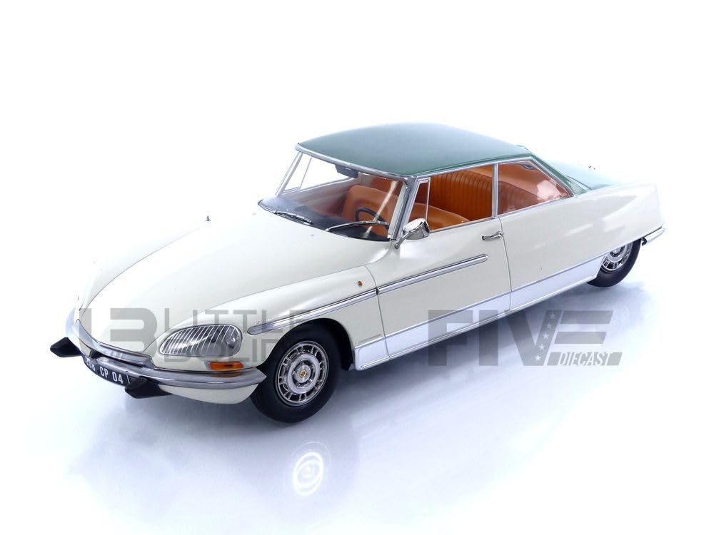 NOREV Citroen DS 21 Le 68 Green Roof 181751 Léman Ivory/Metallic 1/18