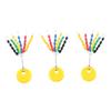 Accessories Float Stops Oval Rubber Float Multicolor Float Stopper Space Beans Fishing Line Plug Float Fish Buoy Fishing Bobber