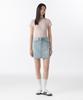 Musinsa Standard Woman Women'S Denim Mini Skirt [Sky Blue]