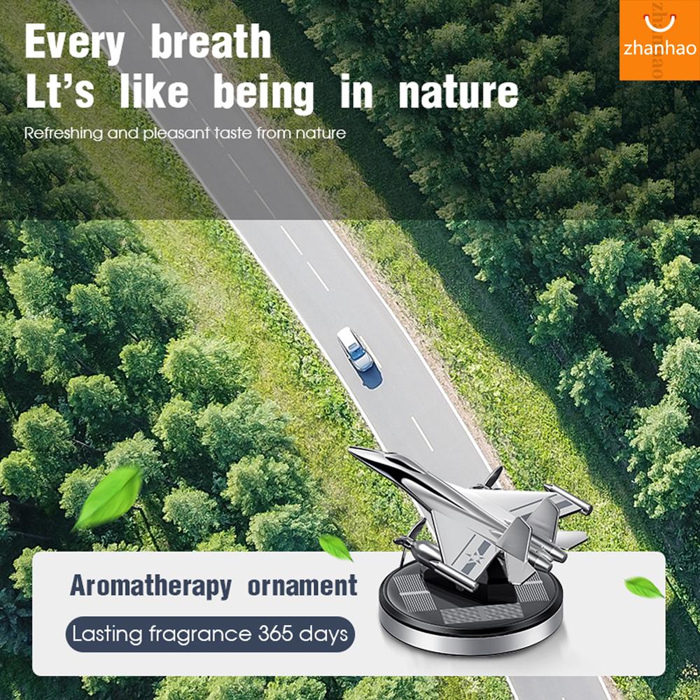 Car Air Freshener Solar Fighter Propeller Flavoring Fragrance Decoration Car Interior Accessories Men And Women Perfume