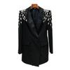 2026 High Street: Slim Fit Blazer with Beading & Rhinestones - Early Spring Collection