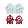 Silicone Cute Specter Holographic Molds Light Shadow Earrings Pendant Mold DIY Ornaments Jewelry Epoxy Crafting Mold