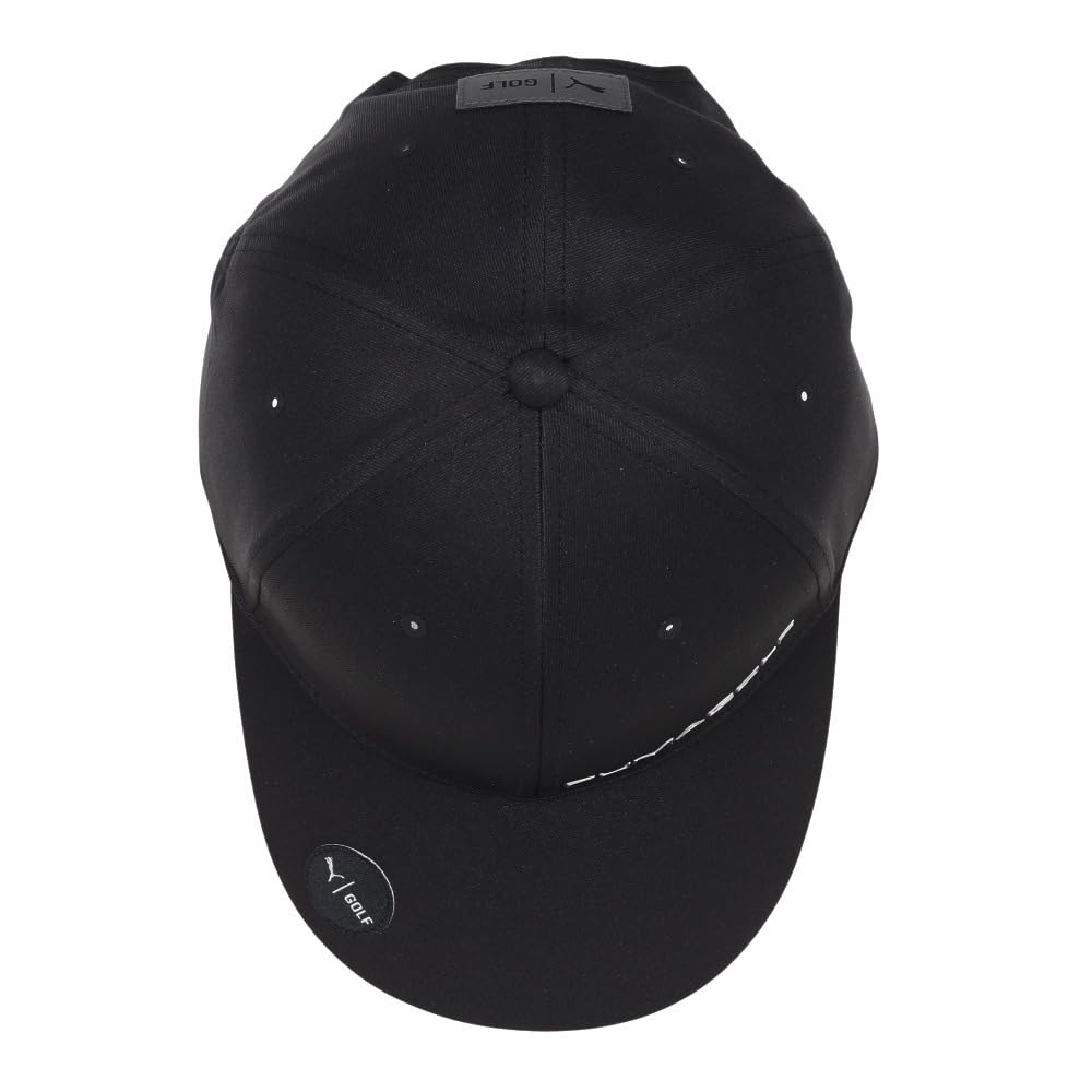 Golf Marker Brim Black Cap_02766301_Puma